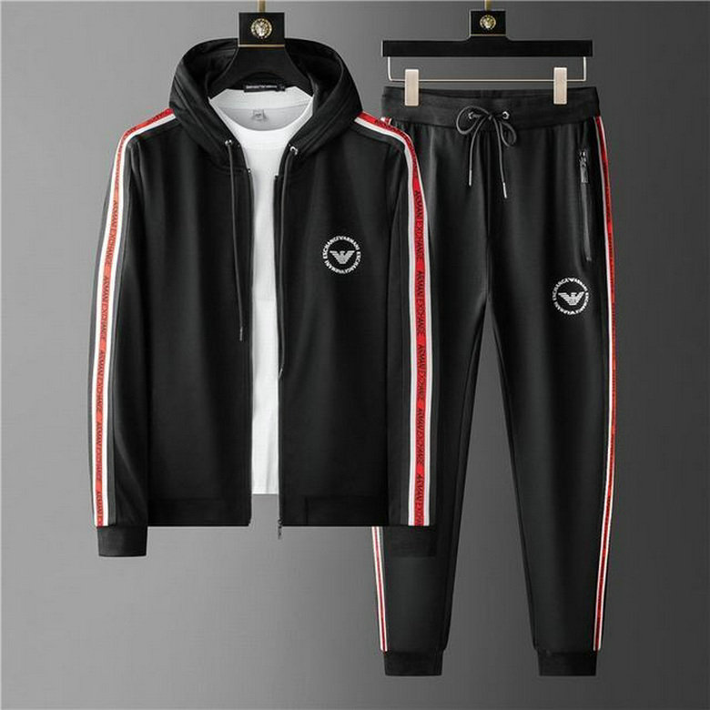 Wholesale Cheap A rmani mens Long Sleeve Tracksuits for Sale