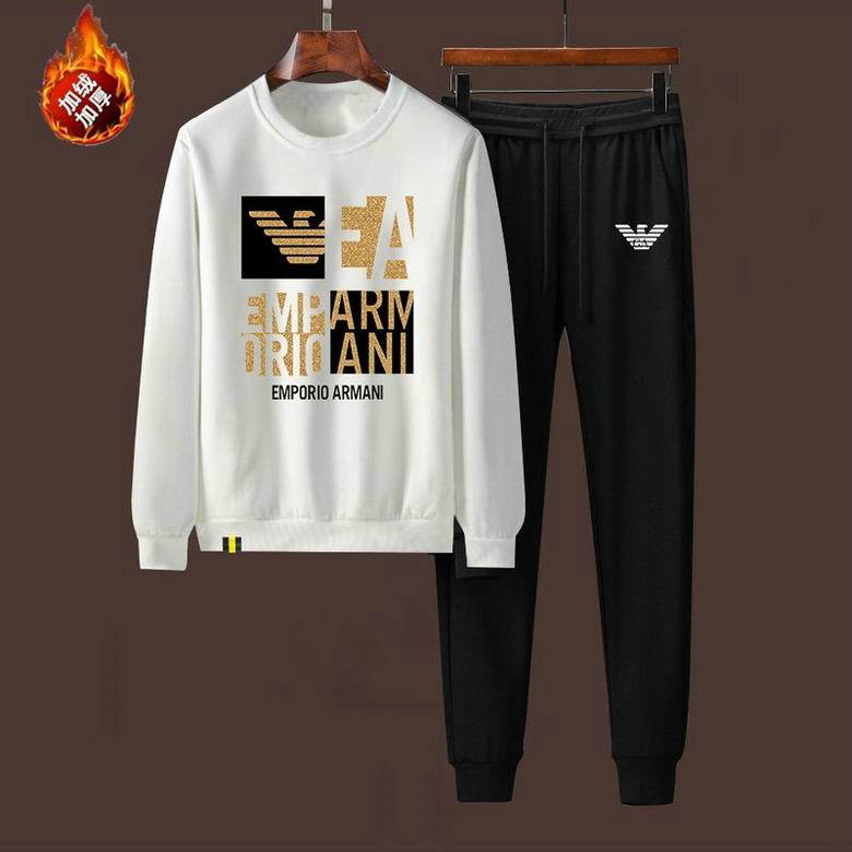 Wholesale Cheap A rmani mens Long Sleeve Tracksuits for Sale