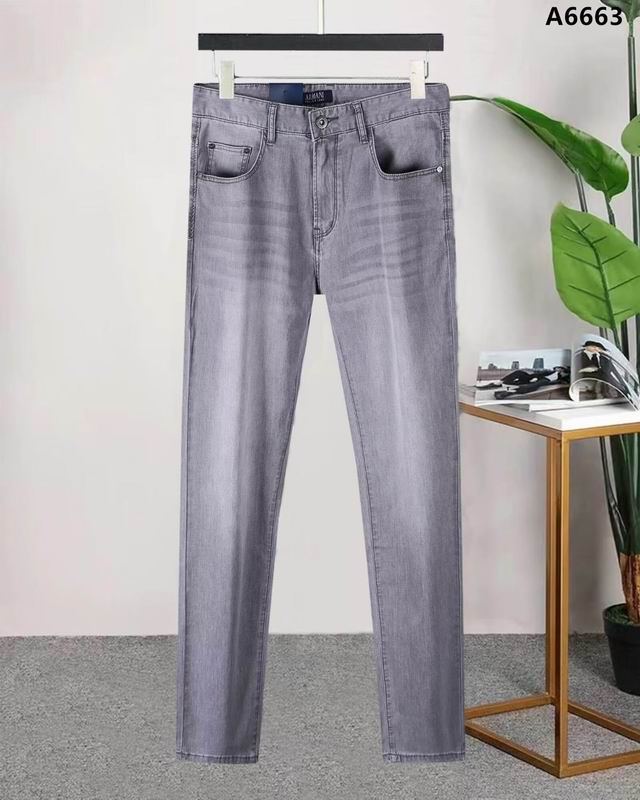 Wholesale Cheap A rmani Mens Long Jeans for Sale