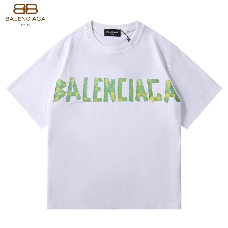 Wholesale Cheap B alenciaga Short Sleeve T shirts for Sale