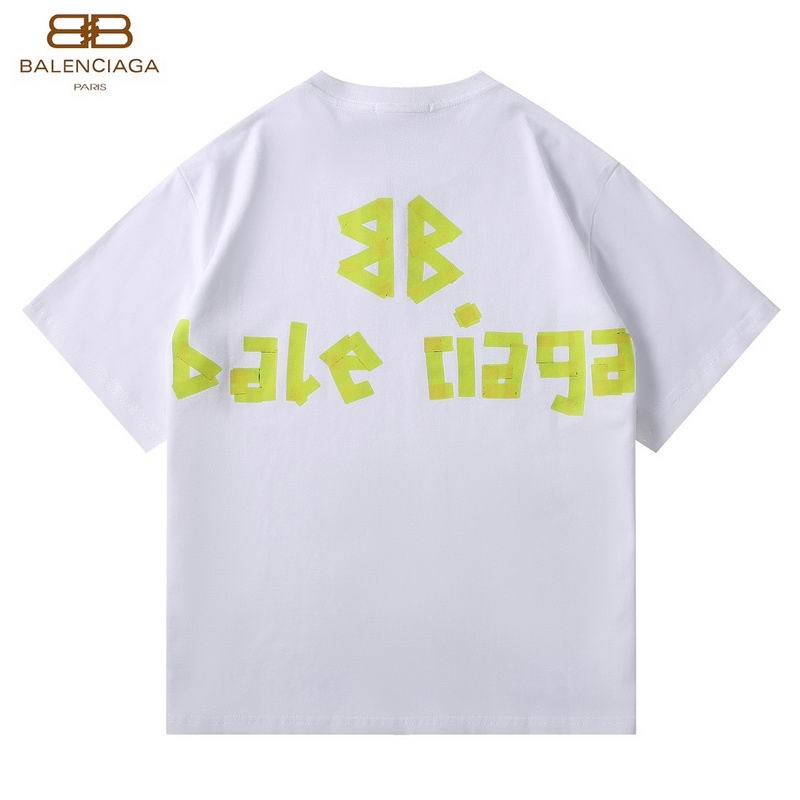 Wholesale Cheap B alenciaga Short Sleeve T shirts for Sale