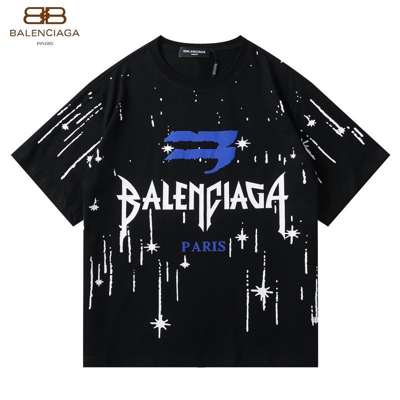 Wholesale Cheap B alenciaga Short Sleeve T shirts for Sale