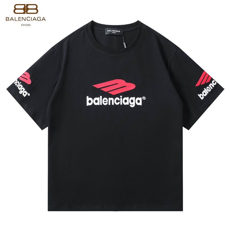 Wholesale Cheap B alenciaga Short Sleeve T shirts for Sale