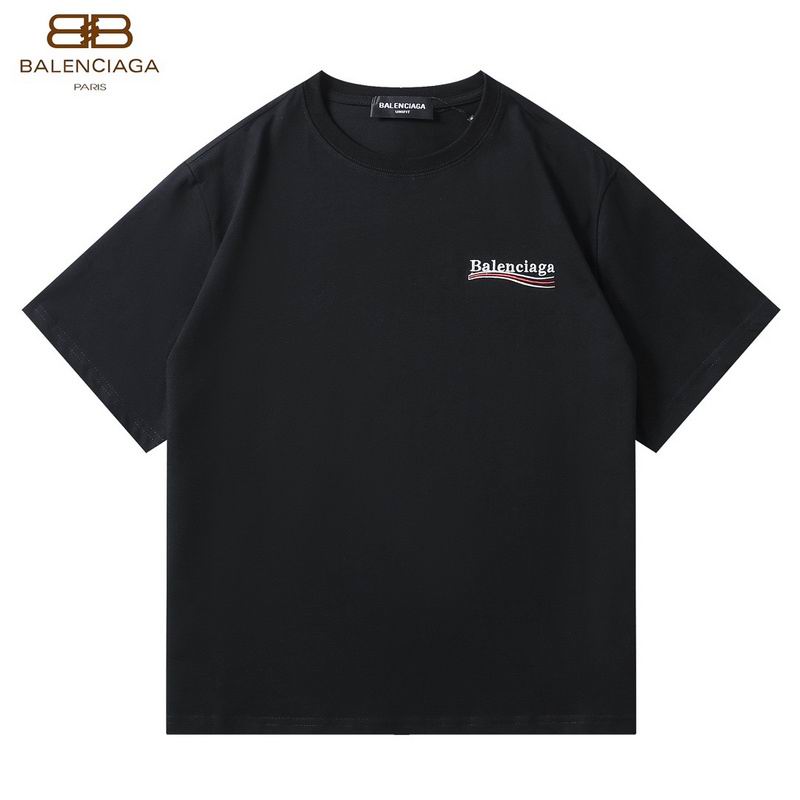 Wholesale Cheap B alenciaga Short Sleeve T shirts for Sale