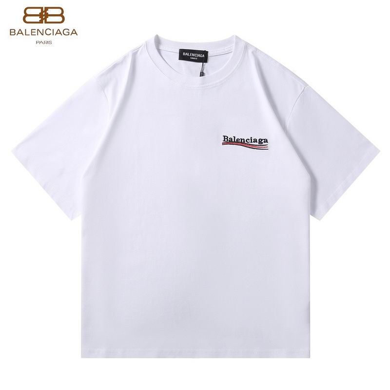 Wholesale Cheap B alenciaga Short Sleeve T shirts for Sale