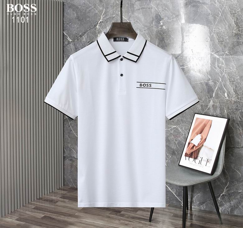 Wholesale Cheap Boss Short Sleeve Lapel T Shirts for Sale