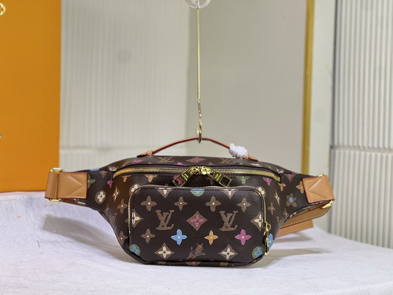 Wholesale Cheap Louis Vuitton Rush Bumbag Monogram Shadow M25227 Waist Bags for Sale