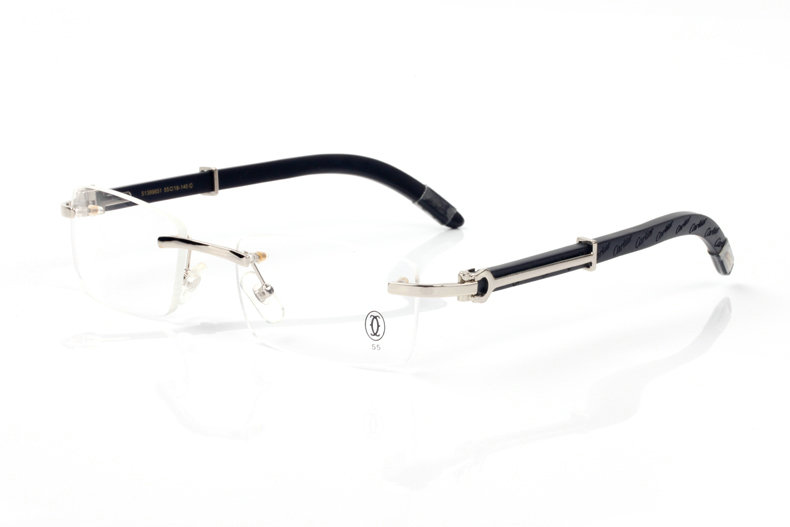 Wholesale Cheap Cartier Wooden Glasses Frames for sale
