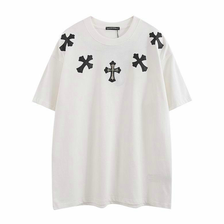 Wholesale Cheap Chrome Hearts Women Short Sleeve Replica T shirts for Sale