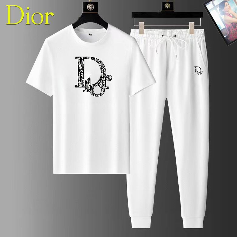 Wholesale Cheap D.ior Short Sleeve Replica Tracksuits for Sale