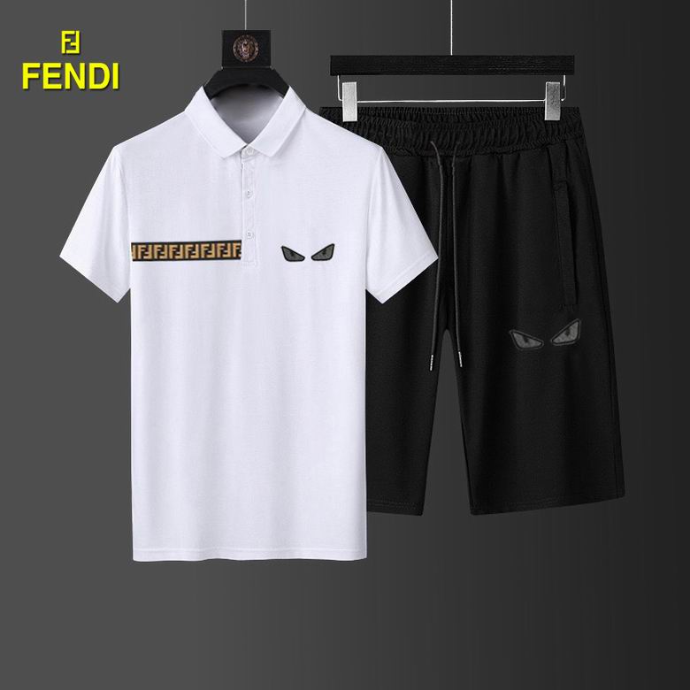 Wholesale Cheap F.endi Short Sleeve Replica Tracksuits for Sale