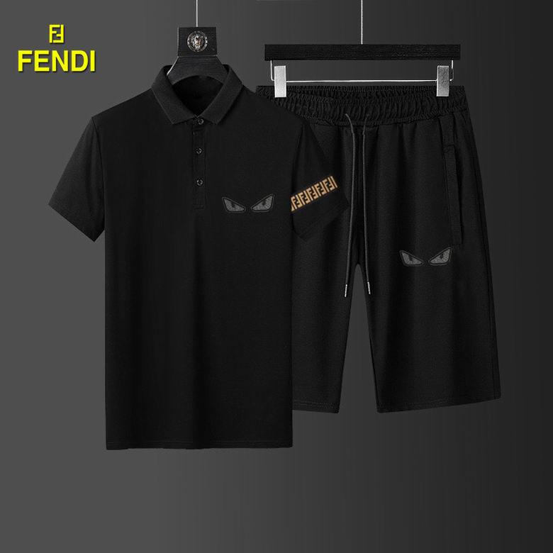 Wholesale Cheap F.endi Short Sleeve Replica Tracksuits for Sale