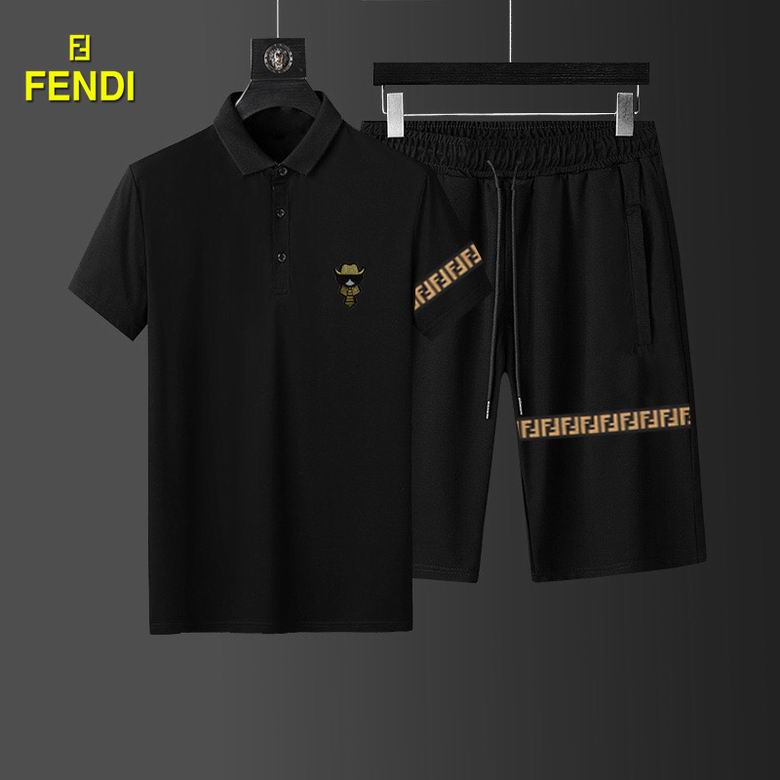 Wholesale Cheap F.endi Short Sleeve Replica Tracksuits for Sale