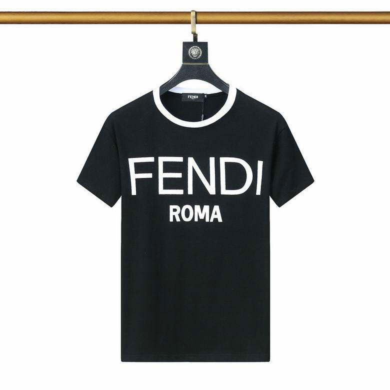 Wholesale Cheap F endi Men Short Sleeve T Shirts for Sale