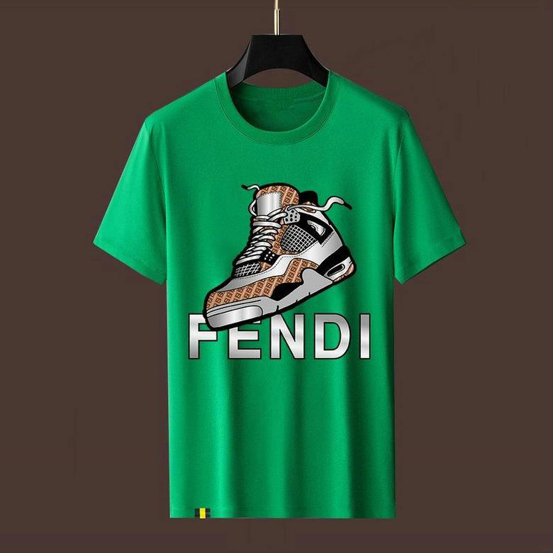 Wholesale Cheap F endi Men Short Sleeve T Shirts for Sale