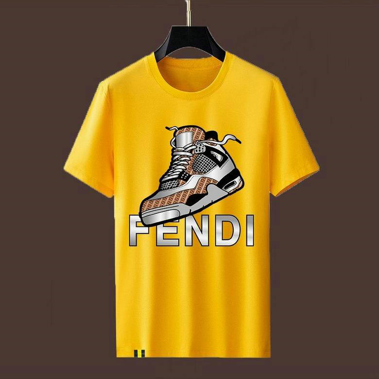 Wholesale Cheap F endi Men Short Sleeve T Shirts for Sale