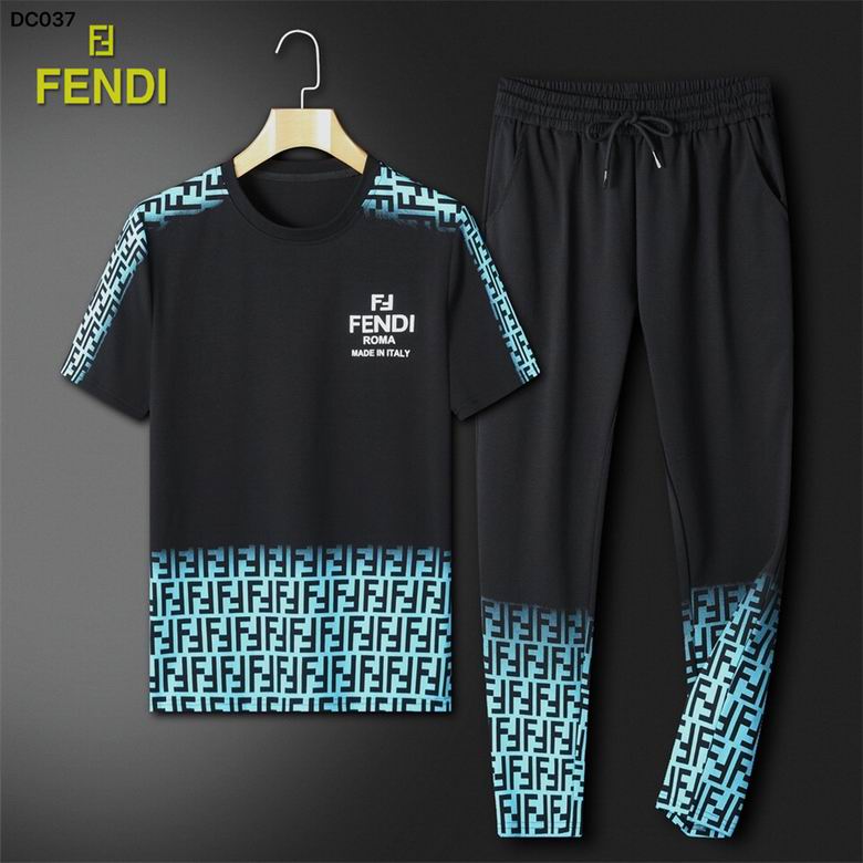 Wholesale Cheap F.endi Short Sleeve Replica Tracksuits for Sale