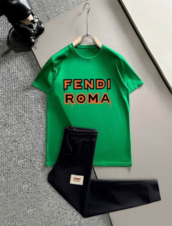 Wholesale Cheap F.endi Short Sleeve Replica Tracksuits for Sale