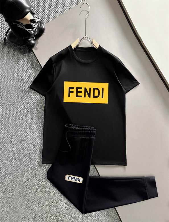 Wholesale Cheap F.endi Short Sleeve Replica Tracksuits for Sale