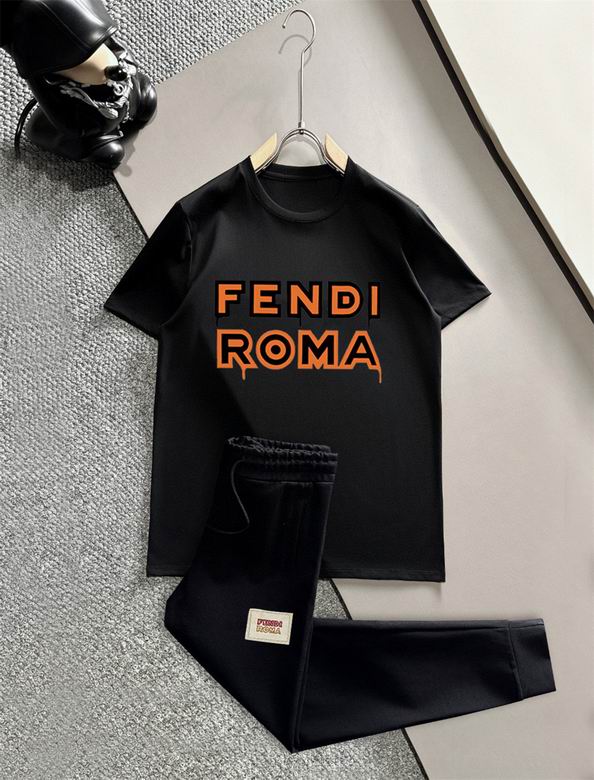 Wholesale Cheap F.endi Short Sleeve Replica Tracksuits for Sale