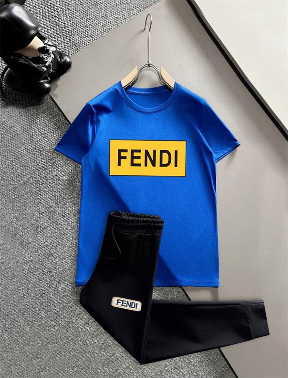 Wholesale Cheap F.endi Short Sleeve Replica Tracksuits for Sale