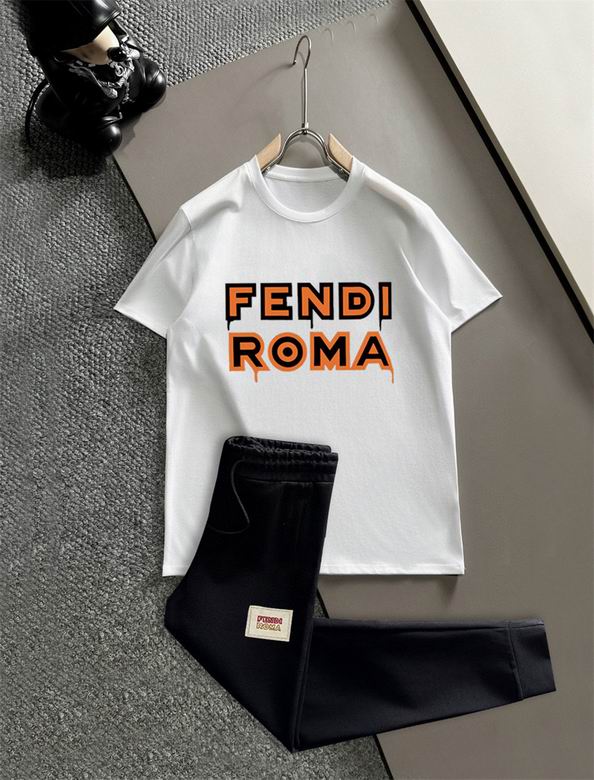 Wholesale Cheap F.endi Short Sleeve Replica Tracksuits for Sale