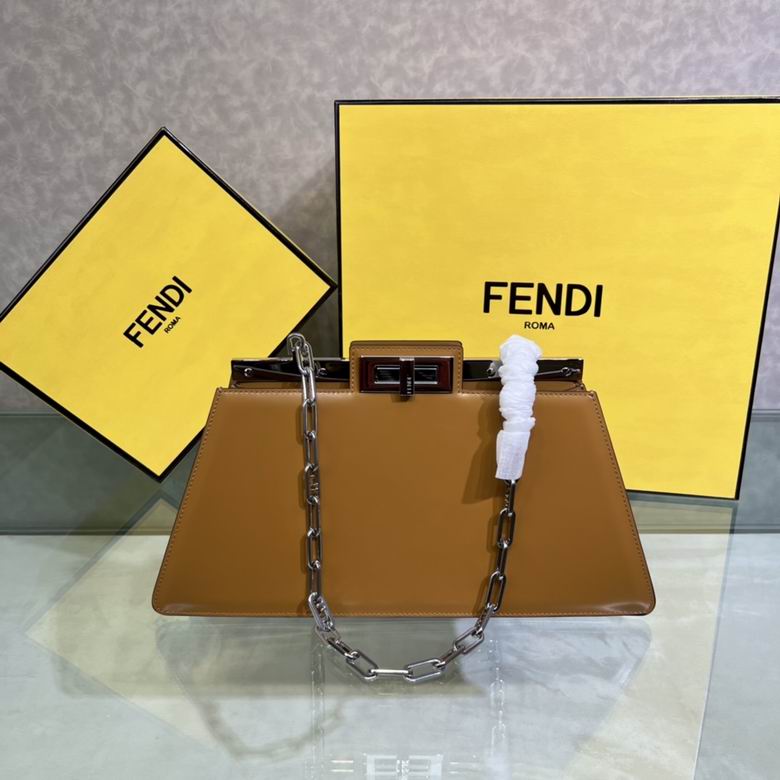 Wholesale Cheap Fendi Peekaboo Cut Shoulder Bags for Sale