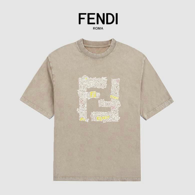 Wholesale Cheap F endi Men Short Sleeve T Shirts for Sale