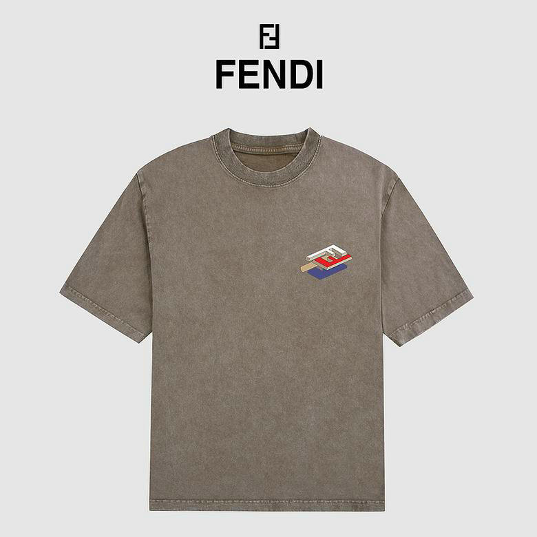 Wholesale Cheap F endi Men Short Sleeve T Shirts for Sale