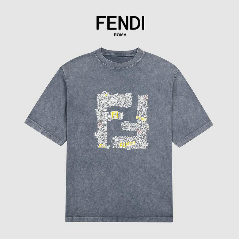 Wholesale Cheap F endi Men Short Sleeve T Shirts for Sale