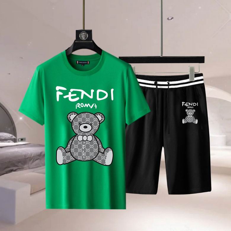 Wholesale Cheap F.endi Short Sleeve Replica Tracksuits for Sale