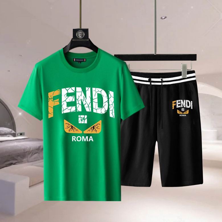 Wholesale Cheap F.endi Short Sleeve Replica Tracksuits for Sale