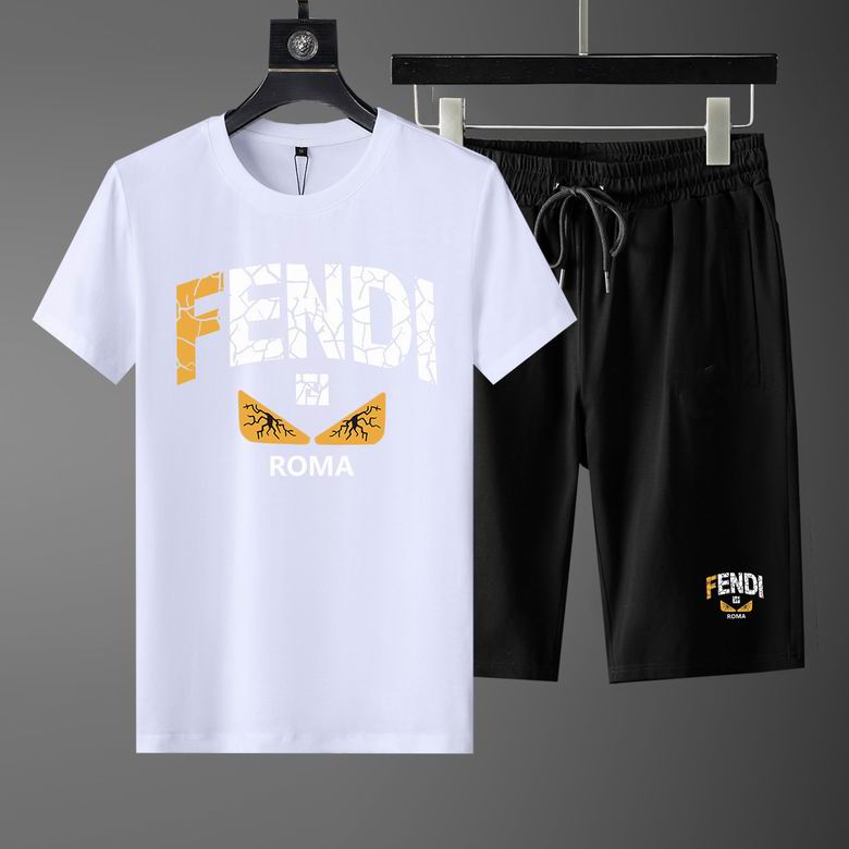 Wholesale Cheap F.endi Short Sleeve Replica Tracksuits for Sale