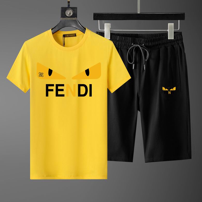 Wholesale Cheap F.endi Short Sleeve Replica Tracksuits for Sale