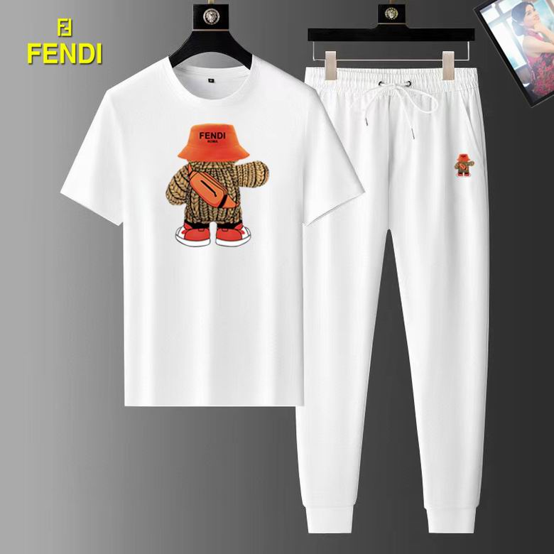 Wholesale Cheap F.endi Short Sleeve Replica Tracksuits for Sale