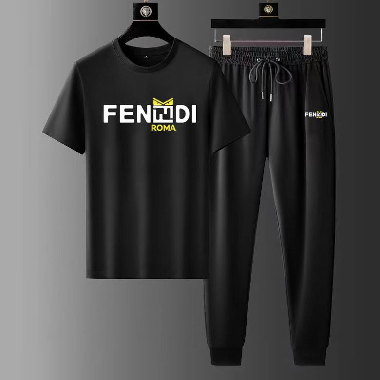 Wholesale Cheap F.endi Short Sleeve Replica Tracksuits for Sale