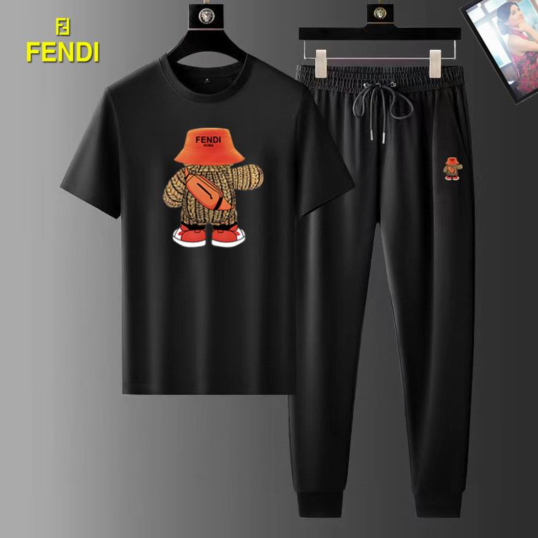 Wholesale Cheap F.endi Short Sleeve Replica Tracksuits for Sale