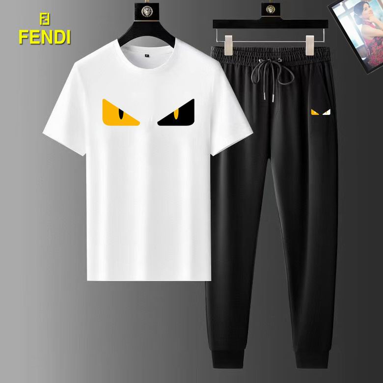 Wholesale Cheap F.endi Short Sleeve Replica Tracksuits for Sale