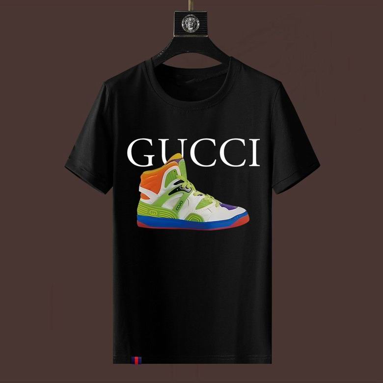 Wholesale Cheap G.ucci Short Sleeve mens T Shirts for Sale