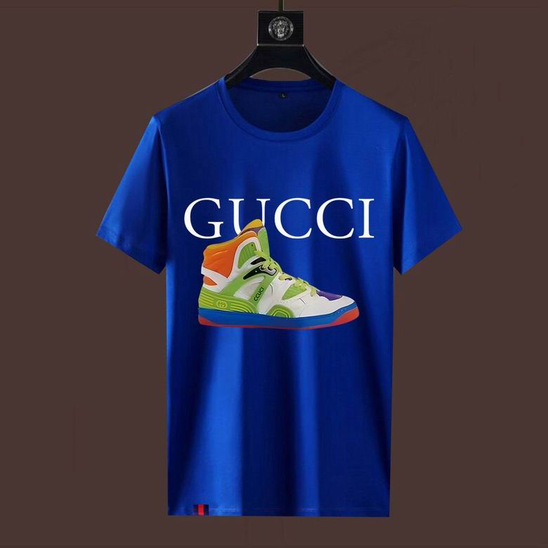 Wholesale Cheap G.ucci Short Sleeve mens T Shirts for Sale