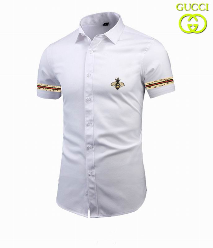 Wholesale Cheap G.ucci Short Sleeve Shirts for Sale