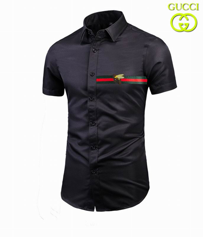 Wholesale Cheap G.ucci Short Sleeve Shirts for Sale