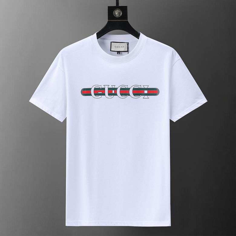 Wholesale Cheap G.ucci men Short Sleeve Replica T Shirts for Sale