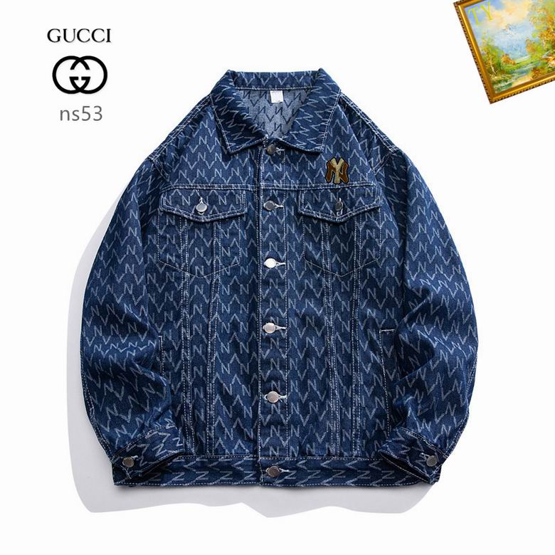 Wholesale Cheap G.ucci Replica Denim Jackets for Sale