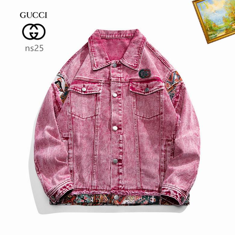 Wholesale Cheap G.ucci Replica Denim Jackets for Sale