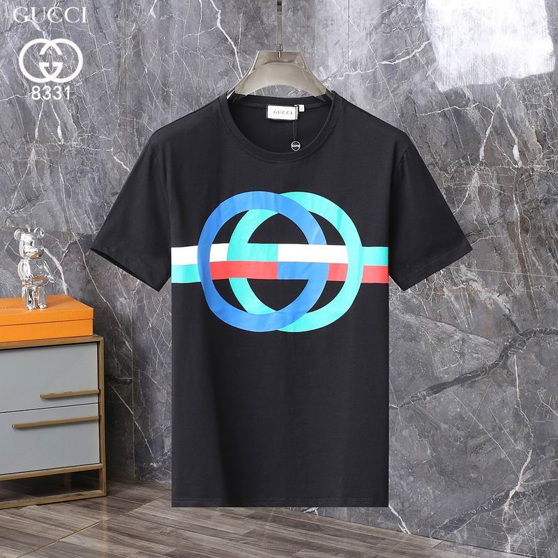 Wholesale Cheap G.ucci Short Sleeve T Shirts for Sale