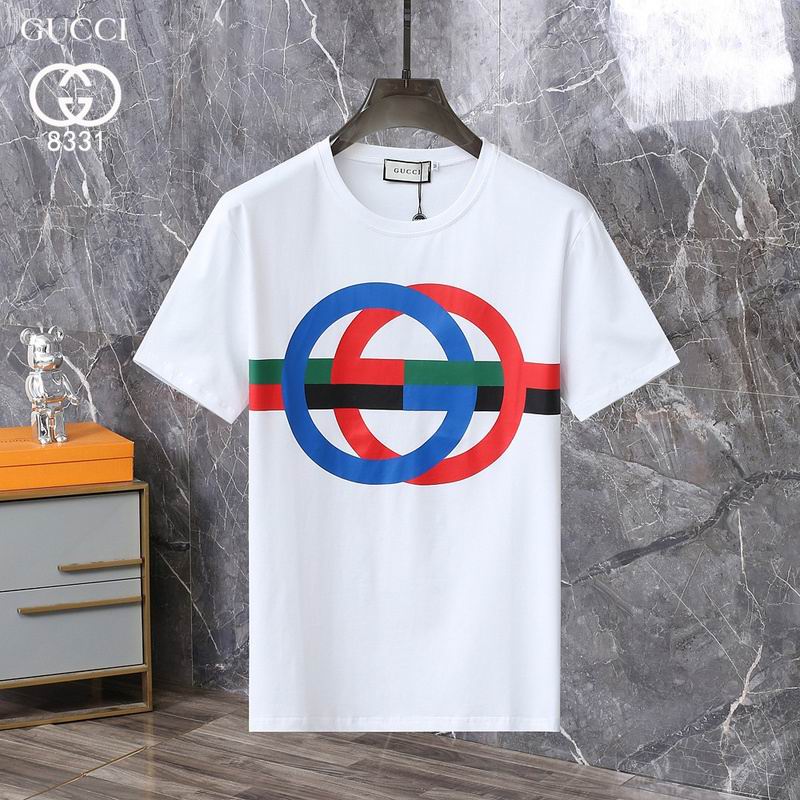 Wholesale Cheap G.ucci Short Sleeve T Shirts for Sale