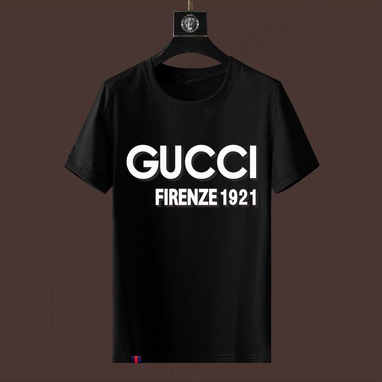 Wholesale Cheap G.ucci Short Sleeve mens T Shirts for Sale