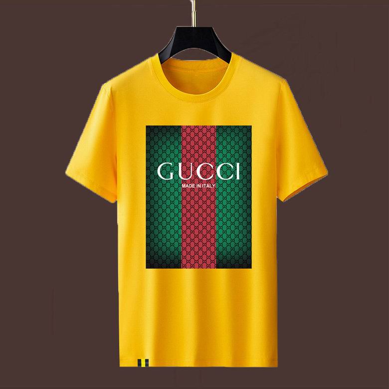 Wholesale Cheap G.ucci Short Sleeve mens T Shirts for Sale