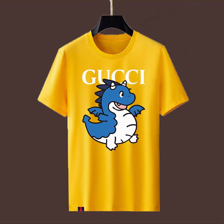 Wholesale Cheap G.ucci Short Sleeve mens T Shirts for Sale